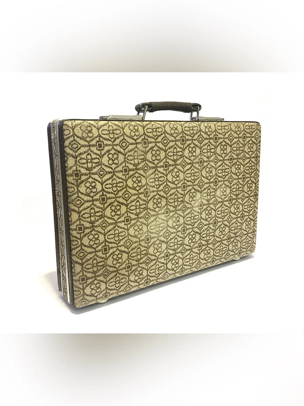 Vintage 1970’s Fabric Covered Briefcase